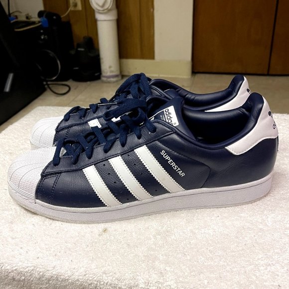 adidas | Shoes | Adidas Superstar Navy 